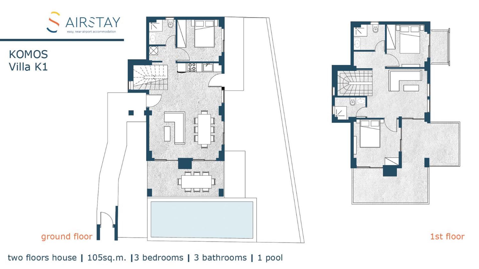 Komos Villas Airport By Airstay Artemida  Ngoại thất bức ảnh
